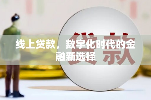 台山线上贷款，数字化时代的金融新选择