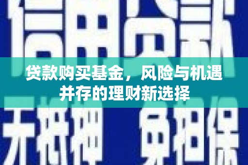 台山贷款购买基金，风险与机遇并存的理财新选择