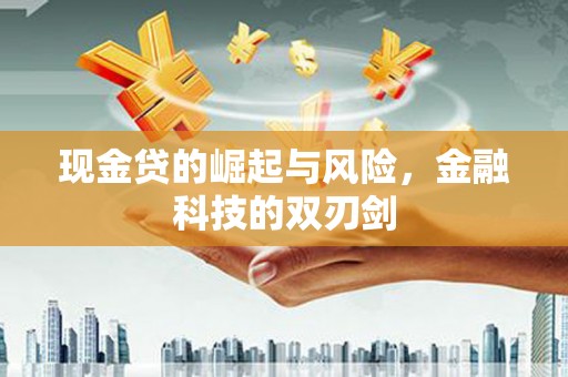 台山现金贷的崛起与风险，金融科技的双刃剑