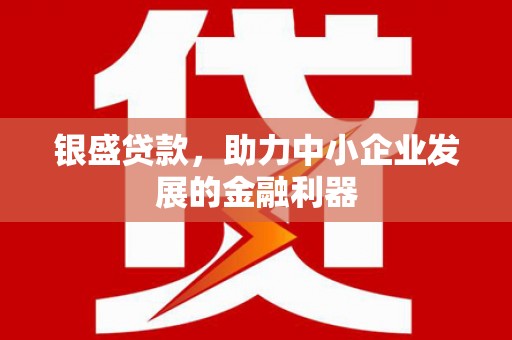台山银盛贷款，助力中小企业发展的金融利器