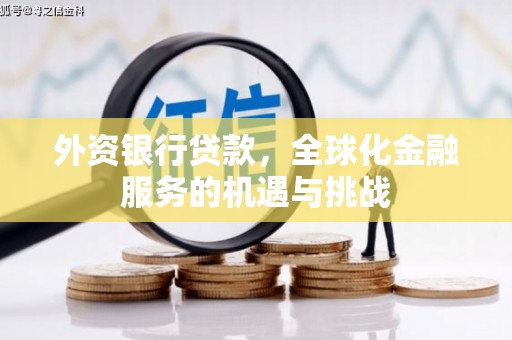 台山外资银行贷款，全球化金融服务的机遇与挑战