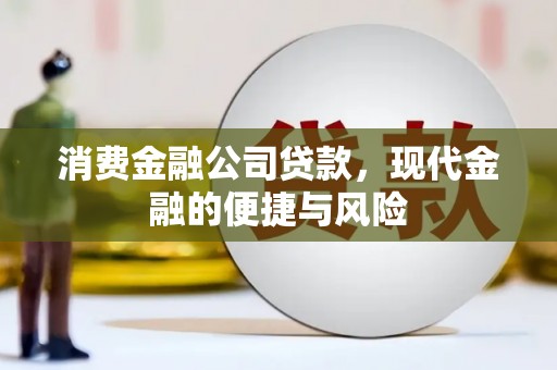 台山消费金融公司贷款，现代金融的便捷与风险